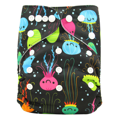 Washable Baby Cloth Diaper Breathable Diaper Pants 0-3 Years Old Baby Adjustable Diaper Leak-proof Diaper