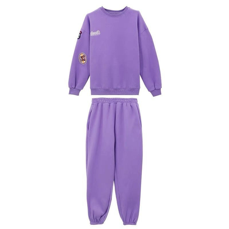 Womens Loose-Fit Casual Two-Piece Sweater Set