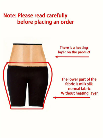 Women High Waist Thermo Sauna Shorts Slimming Body Shaper Compression Workout Waist Trainer Pants