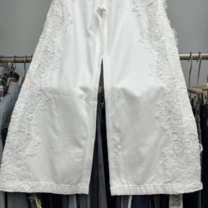 High-waisted Loose-fit Figure-flattering Versatile Straight-leg Wide-leg Pants
