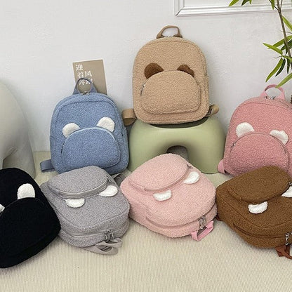 Lightweight New Heart-Shaped Plush Kindergarten Backpack