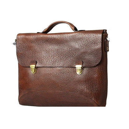 Men's Genuine Leather Handmade Retro Handbag