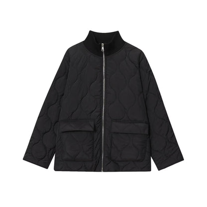 Loose, Oversized Quilted Lightweight Cotton-padded Jacket