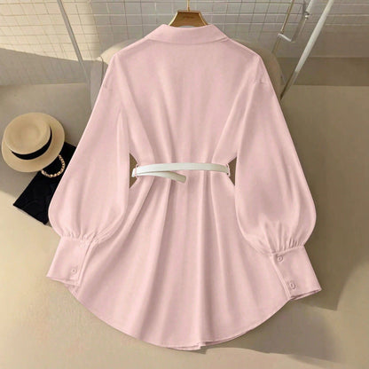 New Summer Womens White Blouse