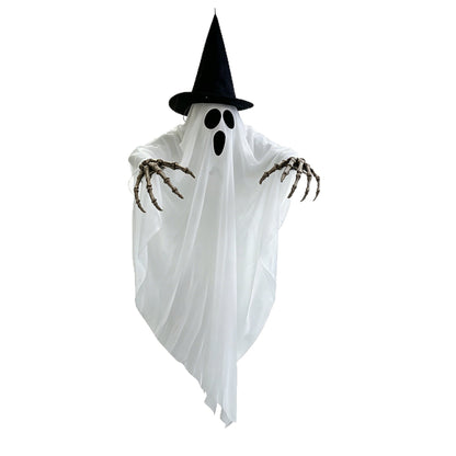 Halloween Ghost Skull Glowing Wizard Hat Halloween Decorations