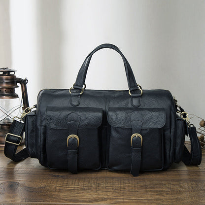 Retro Men's 14-inch Business Document Bag