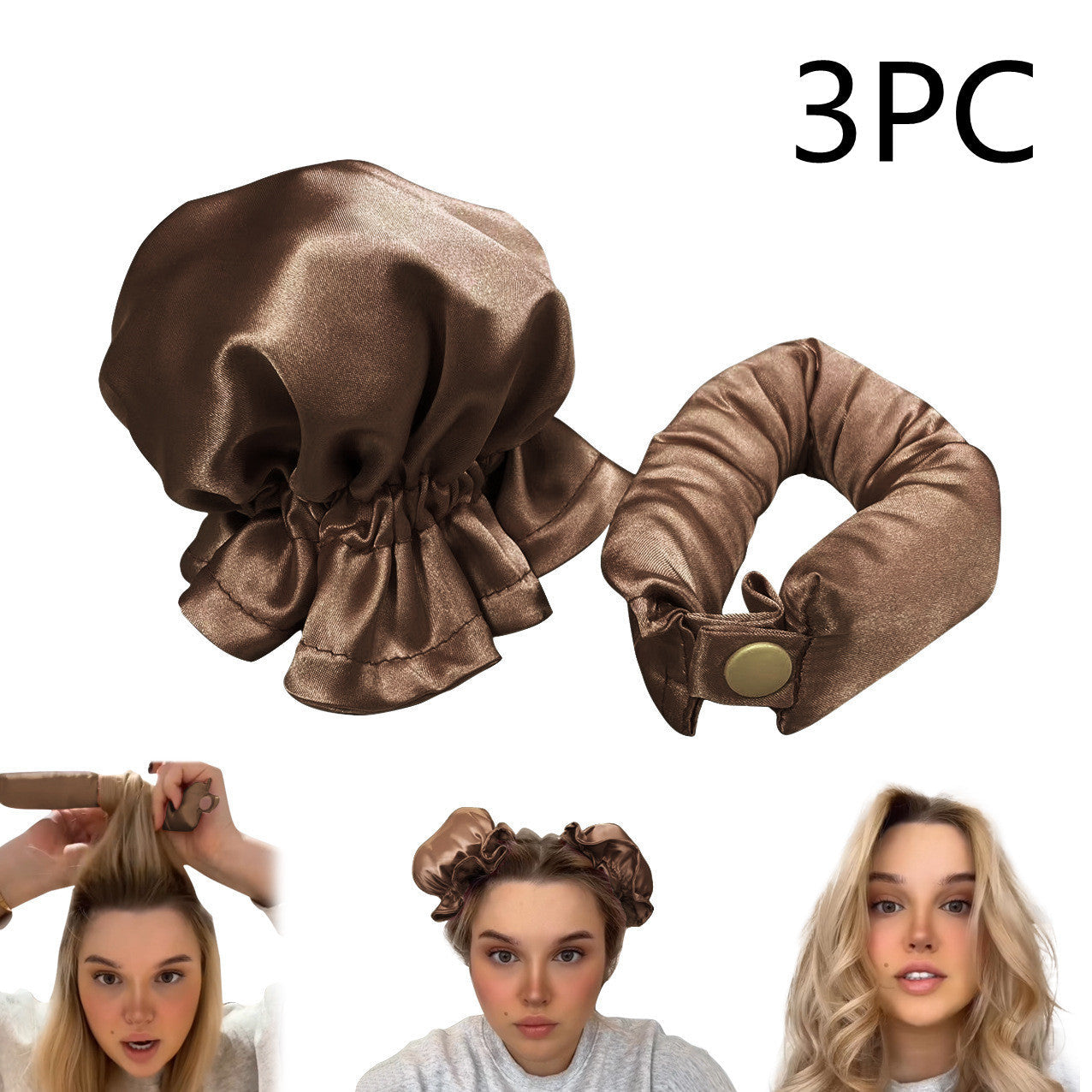 Heatless Cloth-Covered Curling Rod