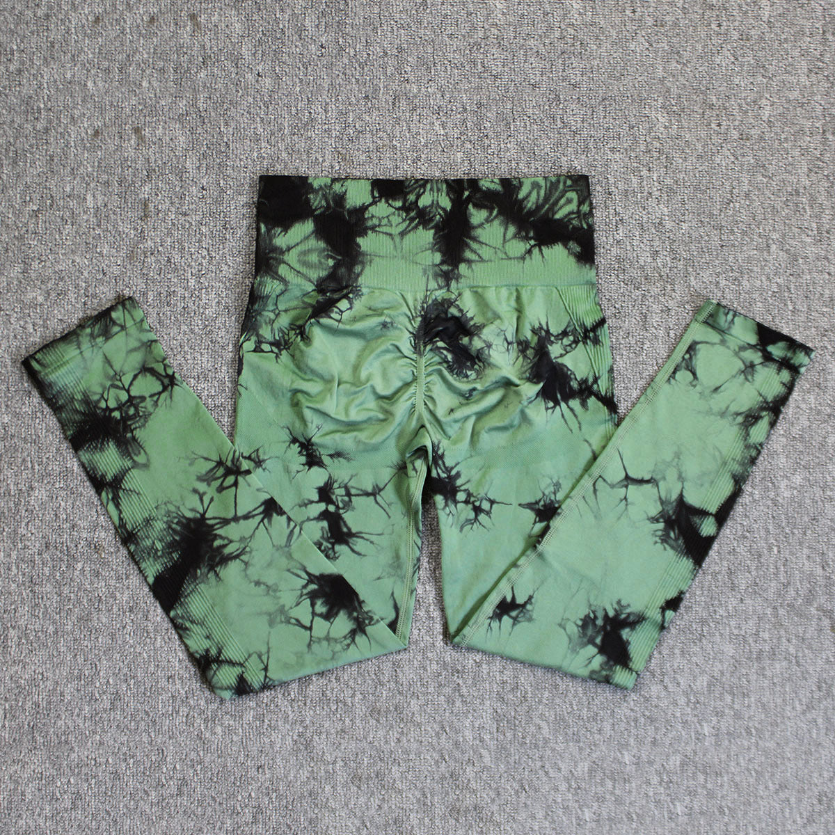 Women's Printed Tie-dye Seamless Skinny Yoga Pants