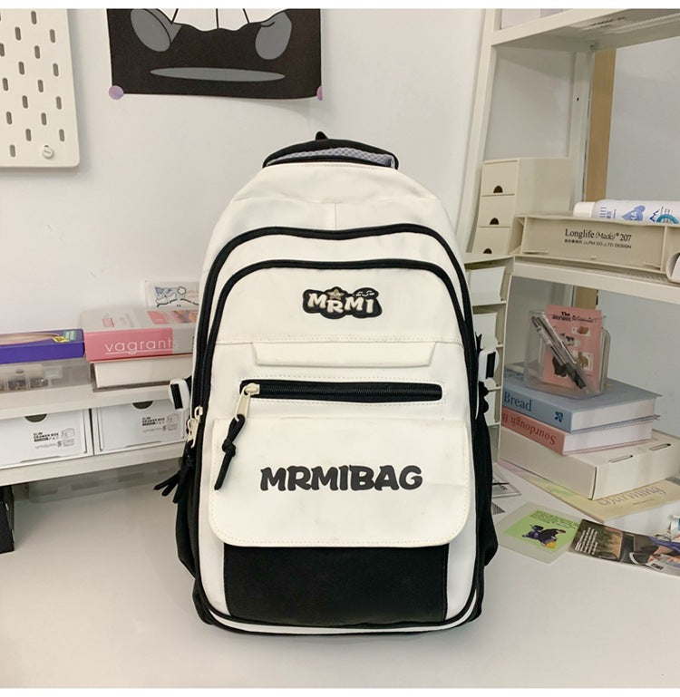 Girls' Large Capacity Backpack College Style