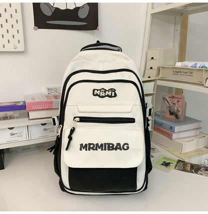 Girls' Large Capacity Backpack College Style