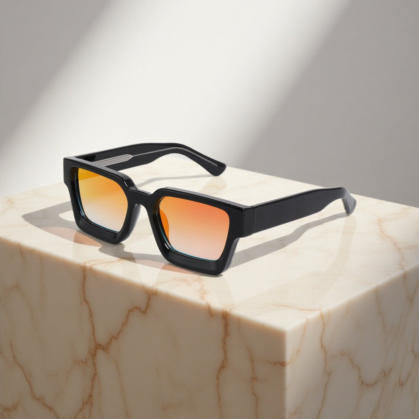 Box-shaped High-end UV-protection Sunglasses