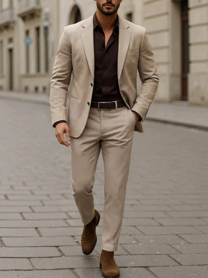 Mens Business Formal Suit Set