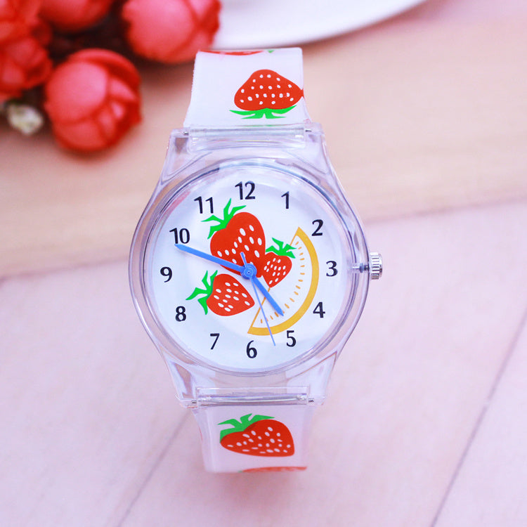 DOES NOT SHIP - Jelly Transparent Children's Watch