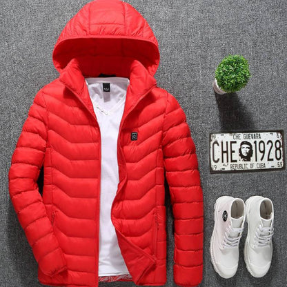 USB Heated Jacket Thermal Vest for Men Winter