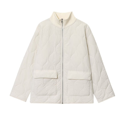 Loose, Oversized Quilted Lightweight Cotton-padded Jacket