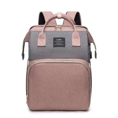 Multifunctional Folding Crib Large Capacity Backpack