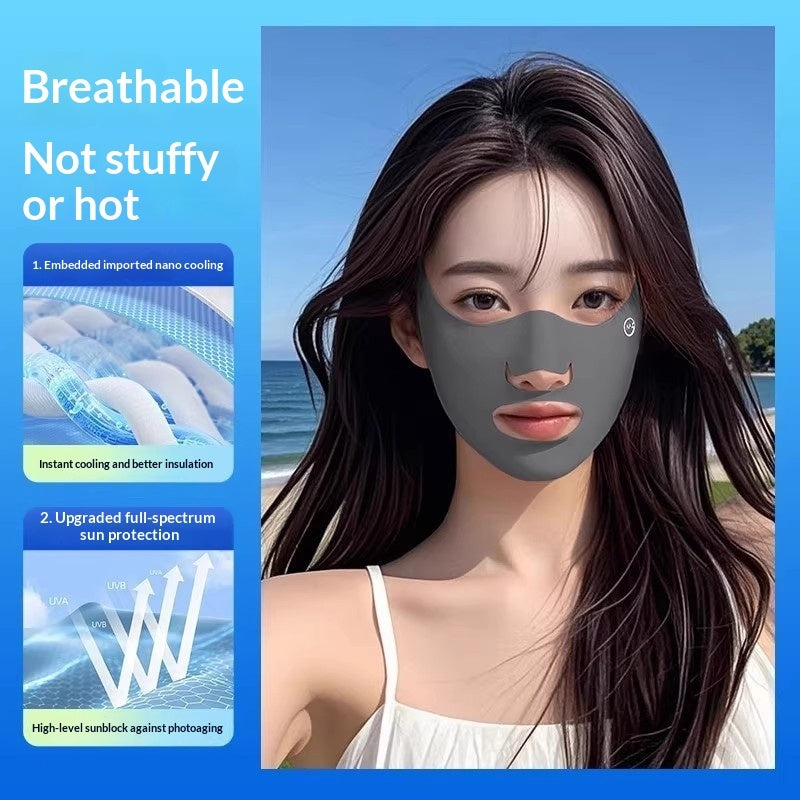 Sun-protective Face Mask For Women Full-face Coverage UV Protection