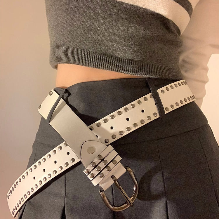 Womens Versatile Punk-style Vintage Belt