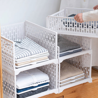 Layered Wardrobe Storage Box Partition