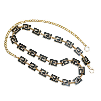 Womens New-style Fashionable Retro Versatile Metal Waist Chain Design
