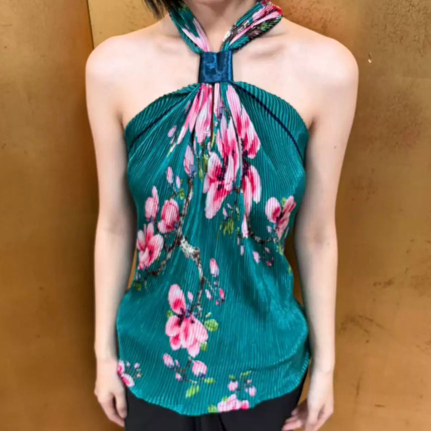 Subtle Sheen And Pleated Design In A One-piece Style