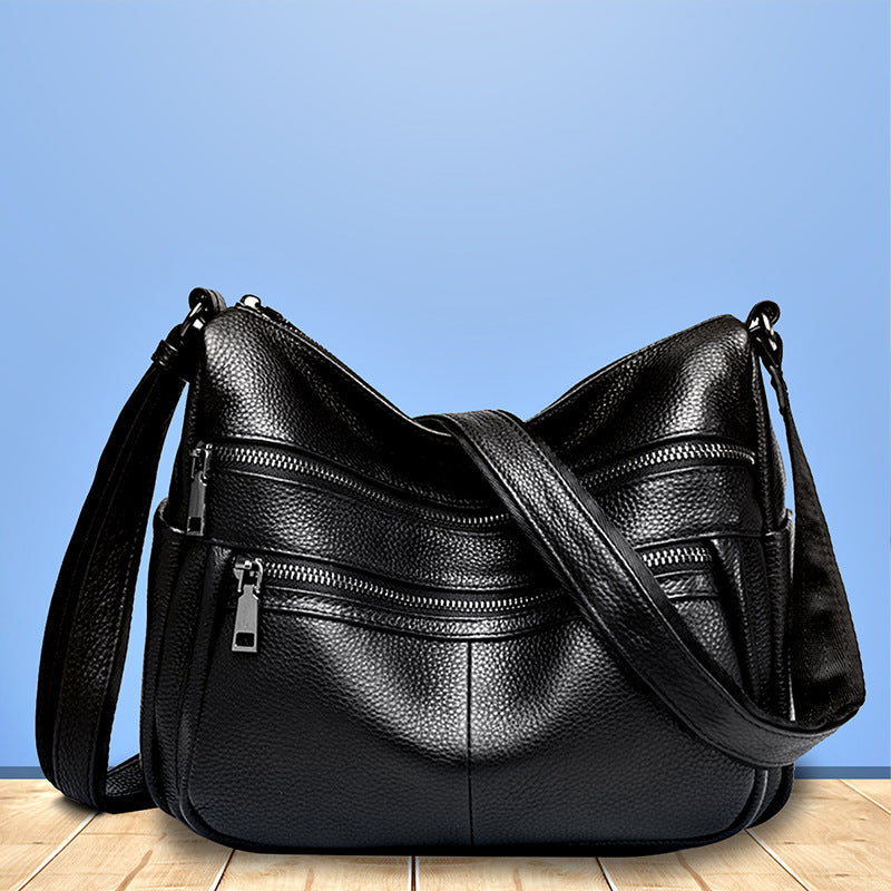New Bags Women's High-grade Leather Tote First Layer
