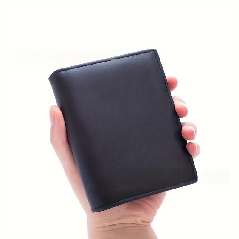 Cowhide Mens Short Premium Feel Leather Wallet For Men
