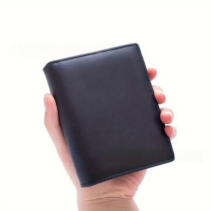 Cowhide Mens Short Premium Feel Leather Wallet For Men