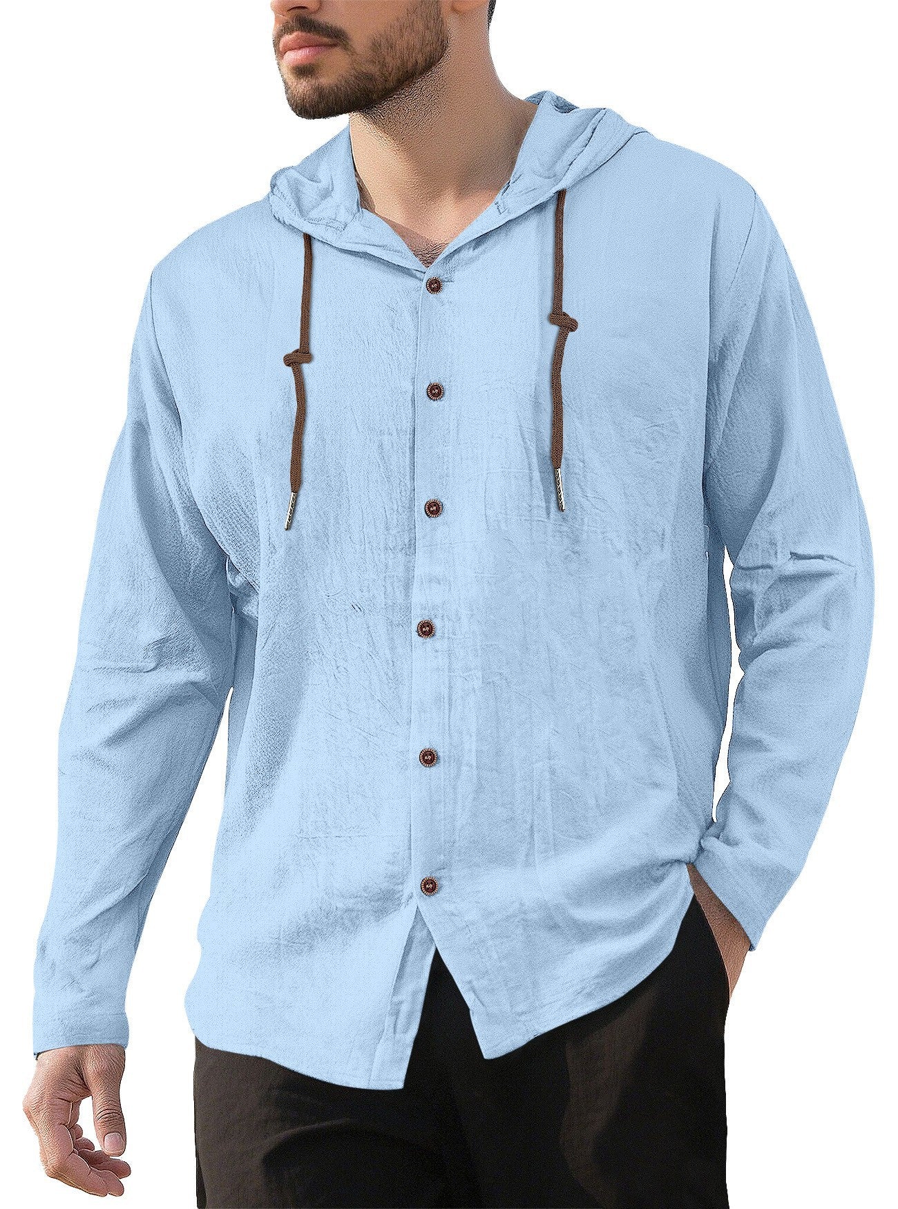 Casual Relaxed-fit Breathable Quick-drying Long-sleeve Shirt