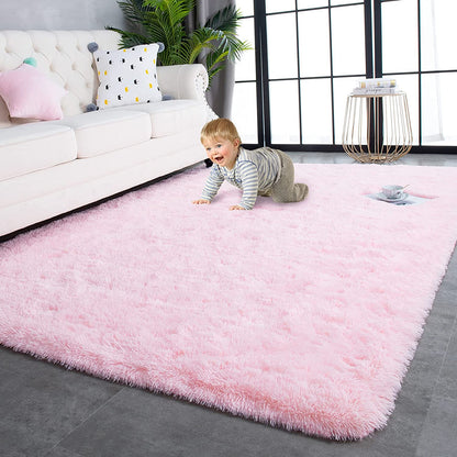 Luxurious Plush Carpets: Ultra-Soft Modern Area Rugs for Stylish Living Rooms, Playful Children's Bedrooms, and Chic Home Decor