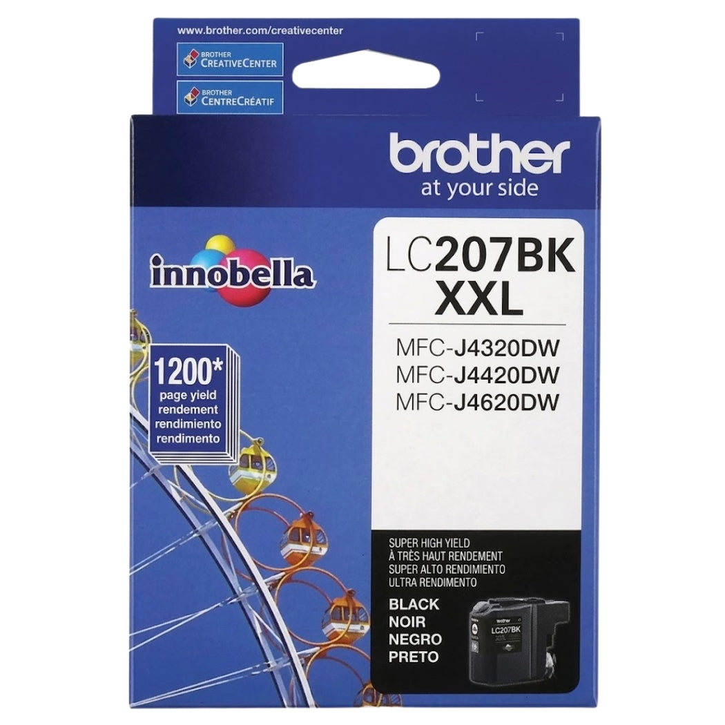 New, Pre-Owned - Brother LC207XXL Extra High Yield Black Ink Cartridge