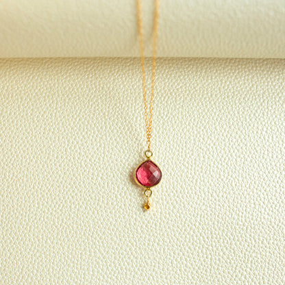 Pink Tourmaline Ballet Pendant