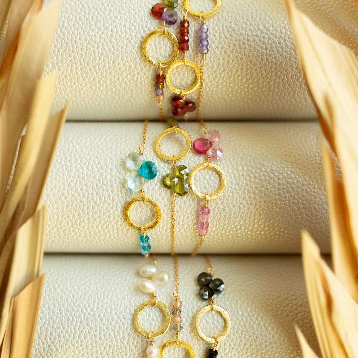 Pink Tourmaline Solara Bracelet