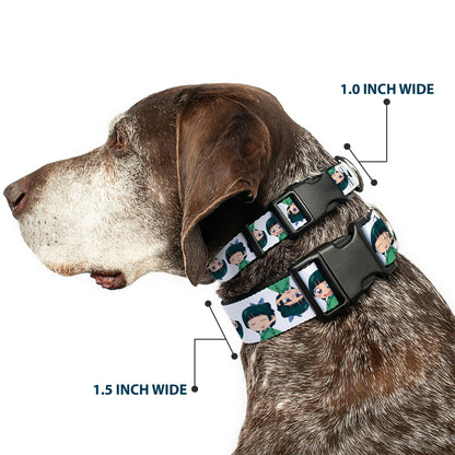 Plastic Clip Collar - The Apothecary Diaries Chibi Maomao Expressions Flip White