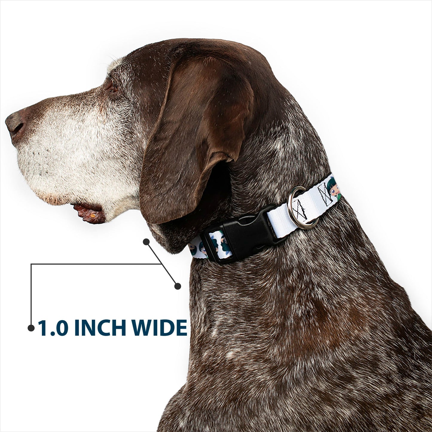 Plastic Clip Collar - The Apothecary Diaries Chibi Maomao Expressions Flip White
