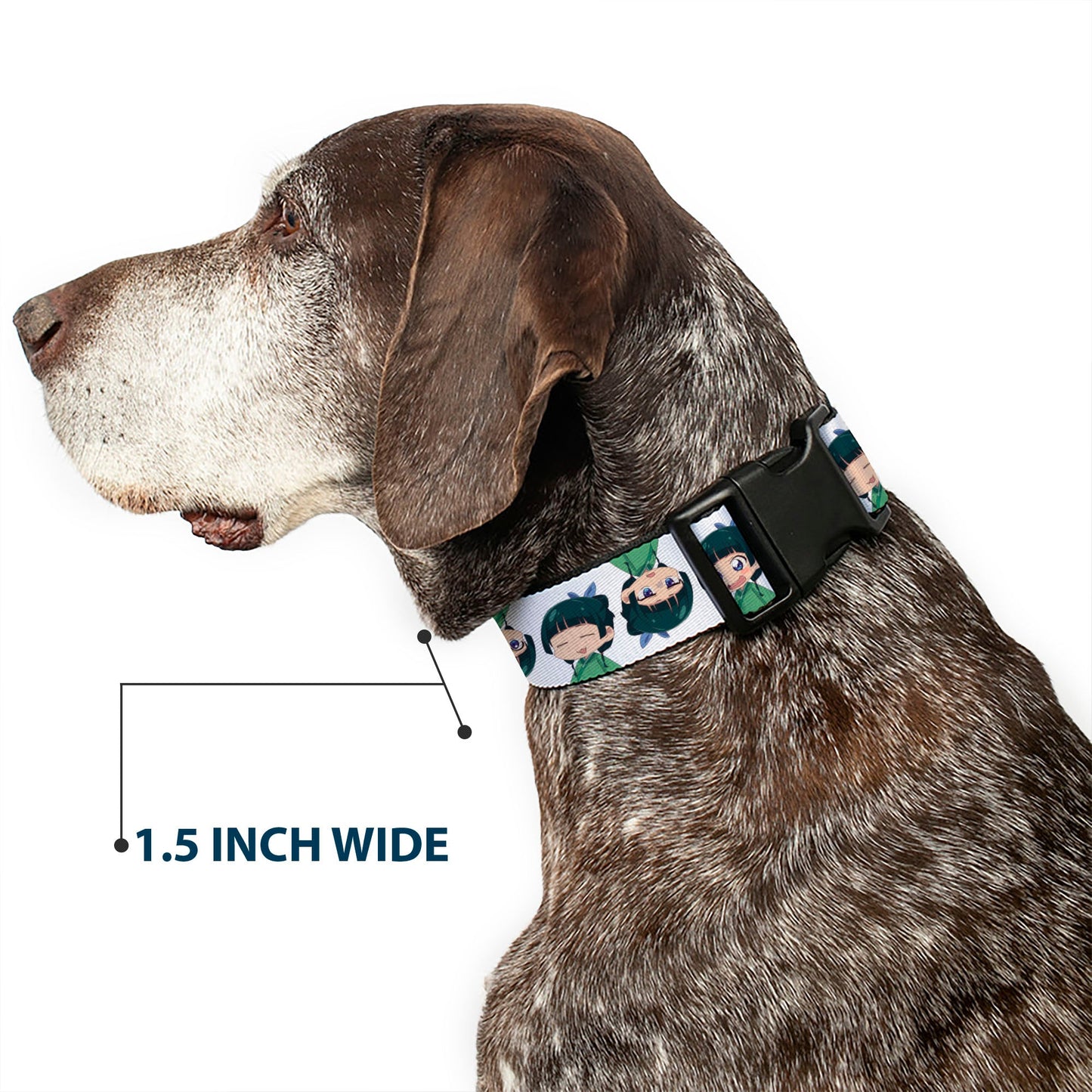 Plastic Clip Collar - The Apothecary Diaries Chibi Maomao Expressions Flip White