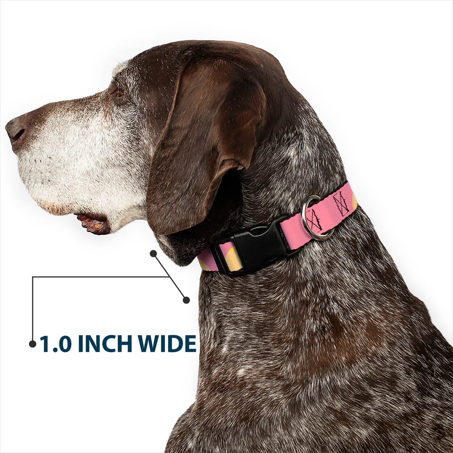 Plastic Clip Collar - The Apothecary Diaries Chibi Maomao Cat Pose Pink/Yellow