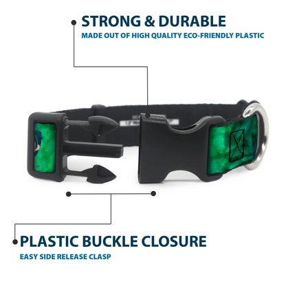 Plastic Clip Collar - THE APOTHECARY DIARIES Maomao Grinding Pose and Title Logo Greens