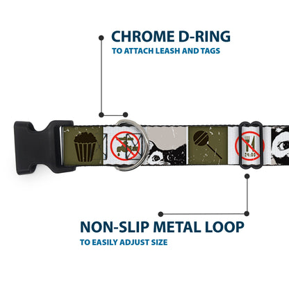 Plastic Clip Collar - Gremlins GIZMO Poses/Rules Blocks Red/Greens/Grays/White