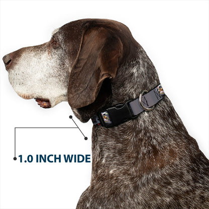 Plastic Clip Collar - Gremlins Gizmo Pose and Rules Collage Gray