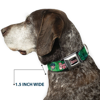 THE APOTHECARY DIARIES Title Logo Full Color Black/Red/White Seatbelt Buckle Collar - THE APOTHECARY DIARIES Maomao Grinding Pose and Title Logo Greens