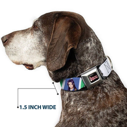 THE APOTHECARY DIARIES Title Logo Full Color Black/Red/White Seatbelt Buckle Collar - The Apothecary Diaries Jinshi and Maomao Pose Blocks White/Blue/Green