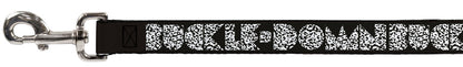 Dog Leash - BUCKLE-DOWN Shapes Black/Camo White/Black