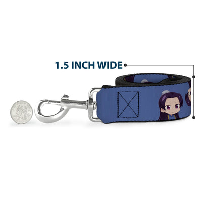 Dog Leash - The Apothecary Diaries Chibi Jinshi Flip Pose Blue