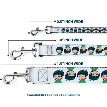Dog Leash - The Apothecary Diaries Chibi Maomao Expressions Flip White