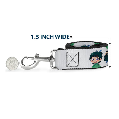Dog Leash - The Apothecary Diaries Chibi Maomao Expressions Flip White