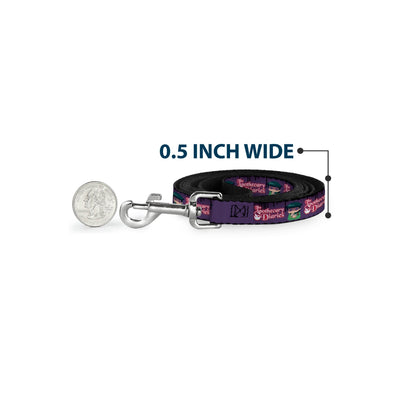 Dog Leash - THE APOTHECARY DIARIES Chibi Maomao Pose and Title Logo Purple