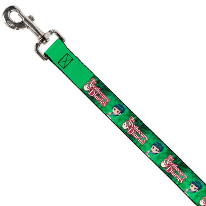 Dog Leash - THE APOTHECARY DIARIES Maomao Grinding Pose and Title Logo Greens