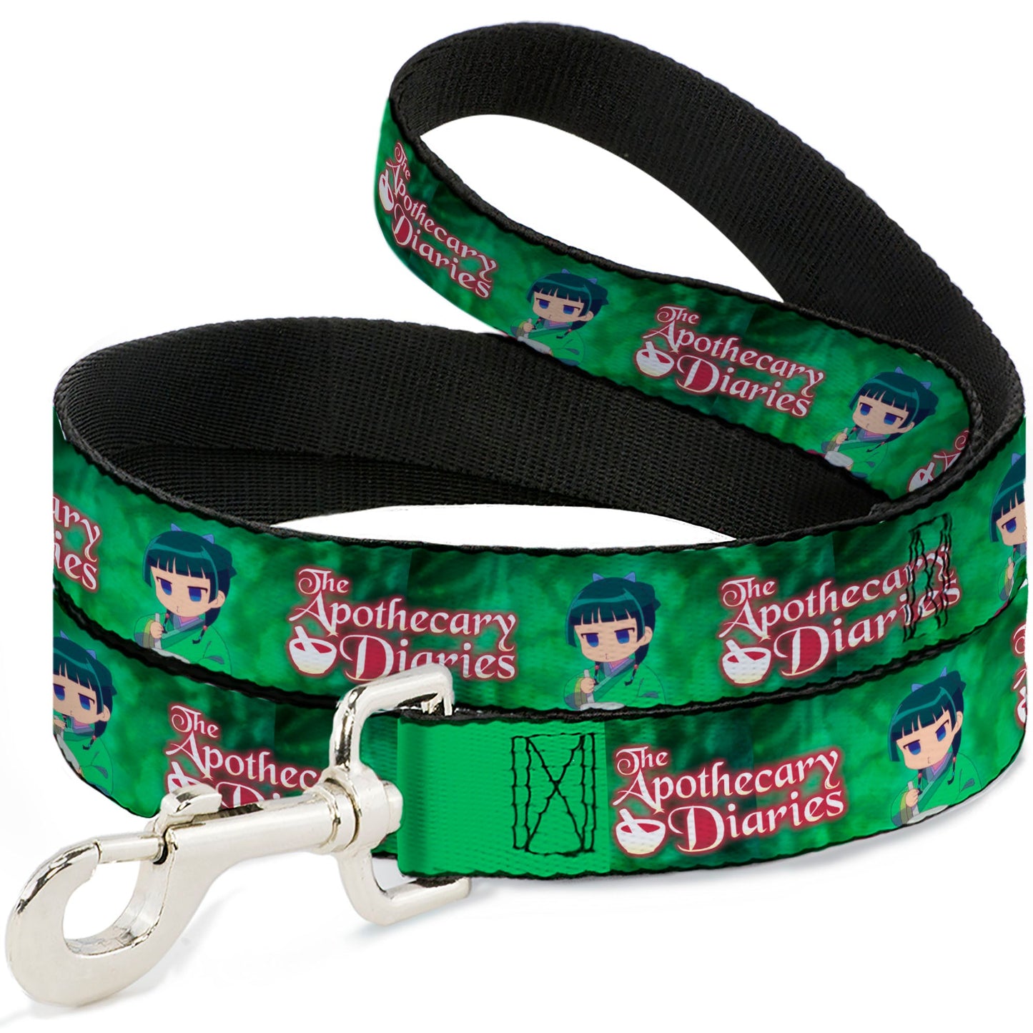 Dog Leash - THE APOTHECARY DIARIES Maomao Grinding Pose and Title Logo Greens