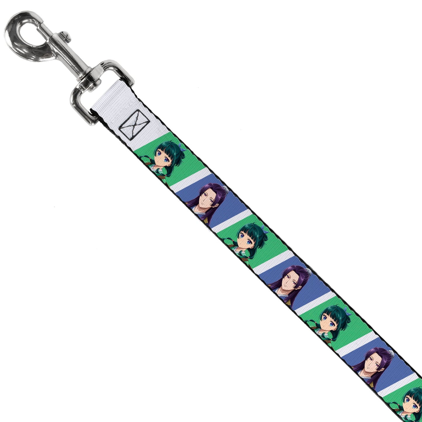 Dog Leash - The Apothecary Diaries Jinshi and Maomao Pose Blocks White/Blue/Green